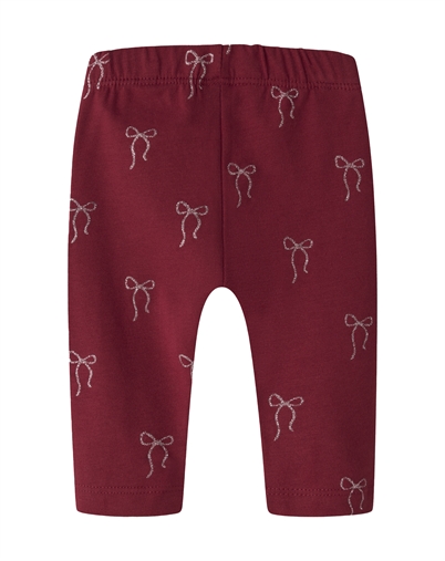Name it - NBFRatia Leggings - Red Dahlia